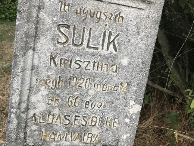 Kleylehof und Alt-Saida, Friedhof