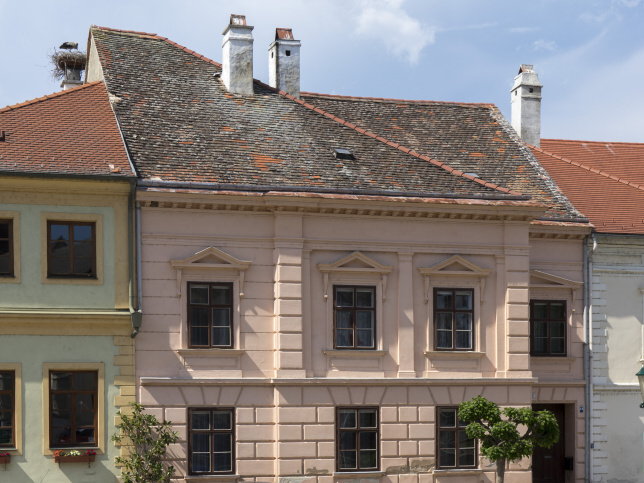 Rust, Brgerhaus, mit Stadtmauer