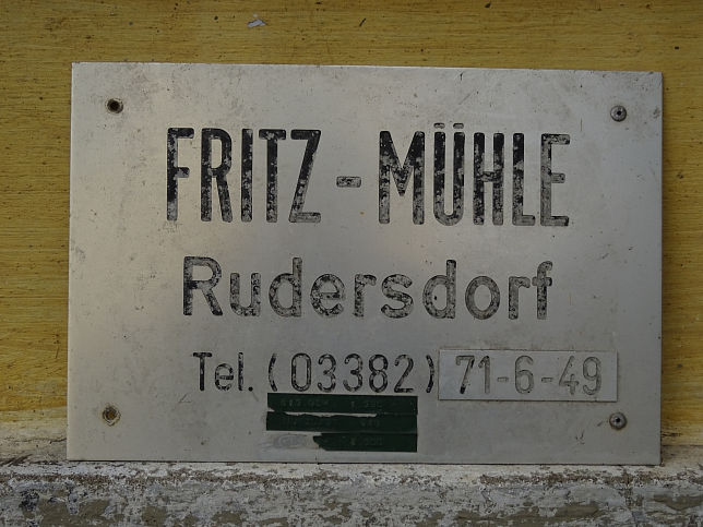 Rudersdorf, Fritz-Mhle