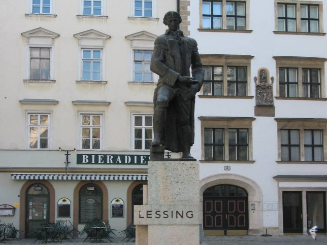 Lessing-Denkmal am Judenplatz