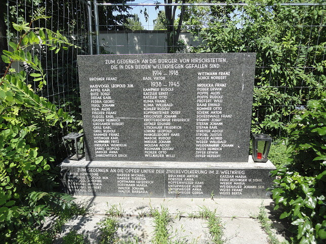 Friedhof Hirschstetten, Kriegerdenkmal