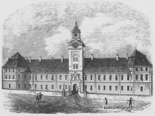 Schloss Rechnitz, um 1859
