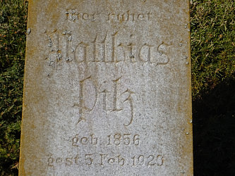 Friedhof Eisenh�ttl