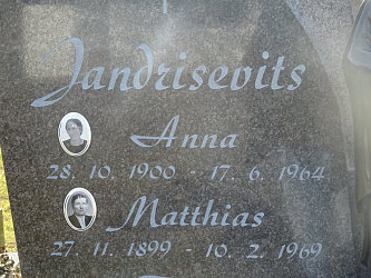 Friedhof Kroatisch Tschantschendorf