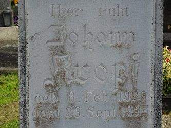 Friedhof Kukmirn, katholisch