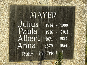 Friedhof Neustift bei G�ssing