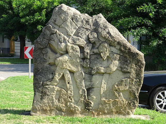 Andau, Gedenkstein Hchtlgasse