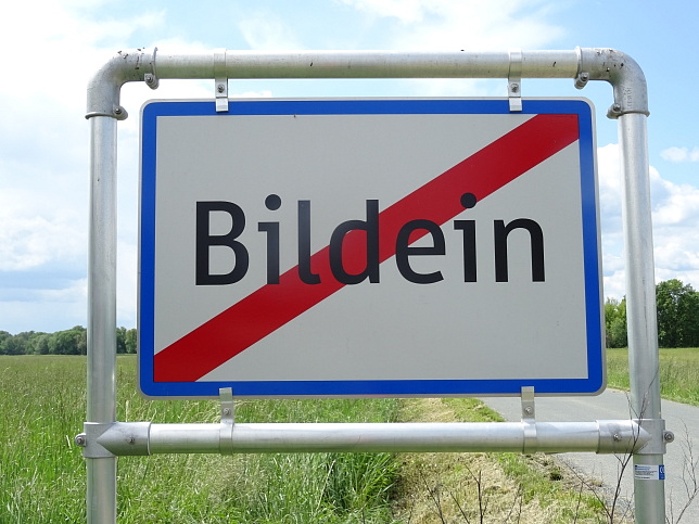 Bildein, Ortstafel