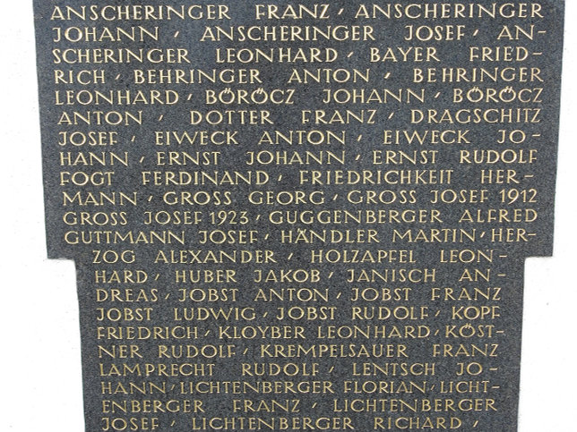 Breitenbrunn, Kriegerdenkmal