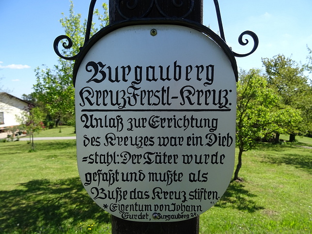 Burgauberg, Ferstl-Kreuz