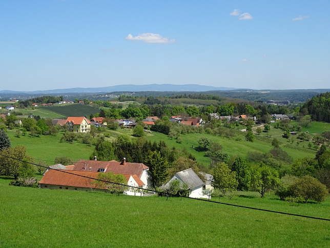 Burgauberg, Aussicht von Aussichtswarte