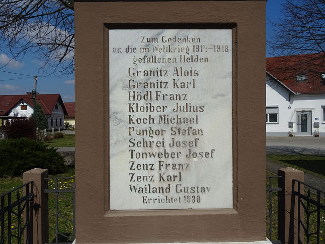 Deutsch Minihof, Kriegerdenkmal