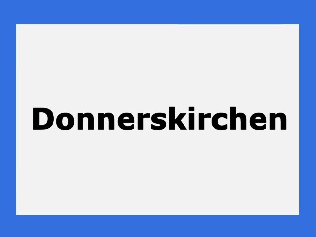 Donnerskirchen, Ortstafel