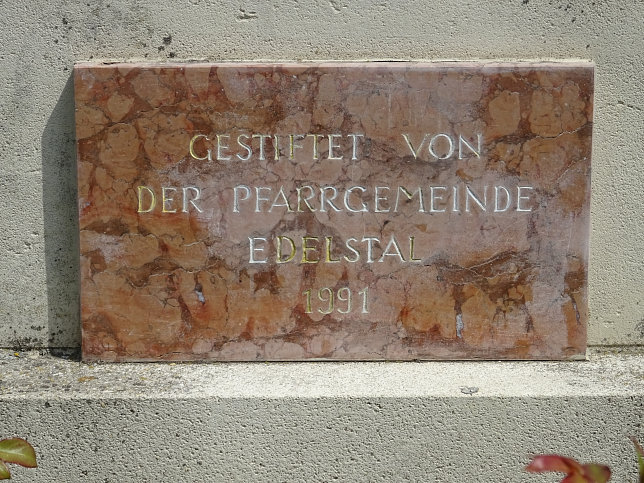 Edelstal, Gedenksule Kirchengass