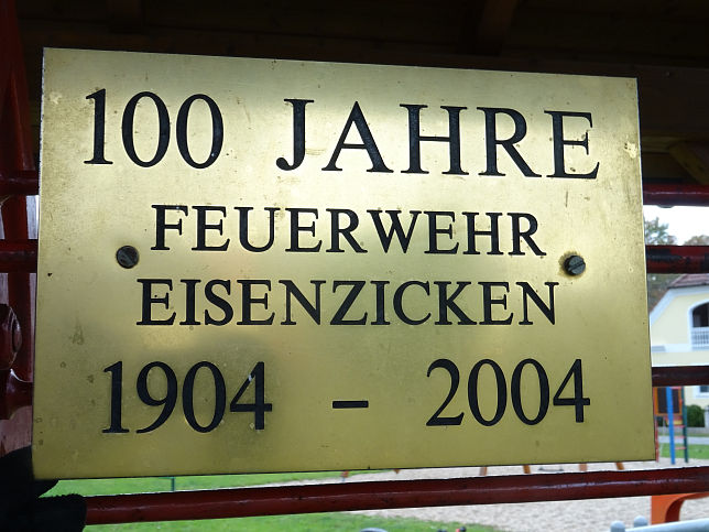 Eisenzicken, Feuerwehrspritze