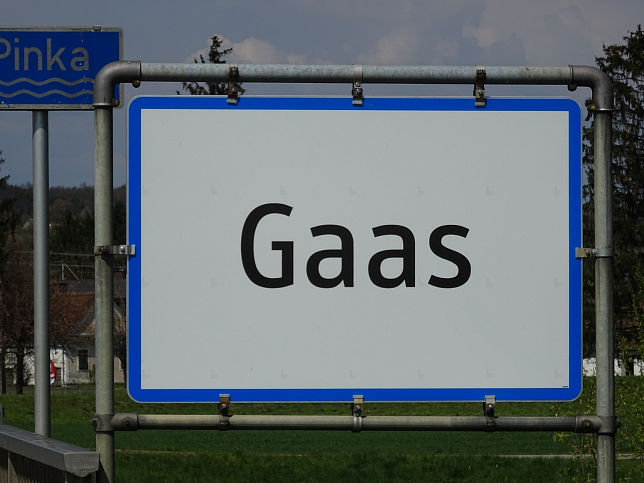Gaas, Ortstafel