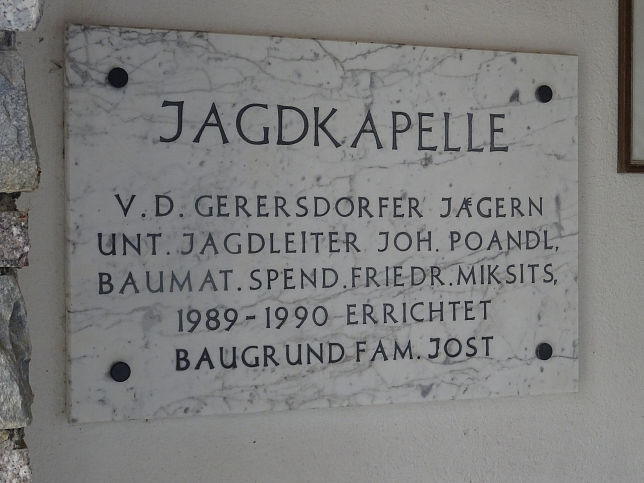 Gerersdorf, Hubertuskapelle