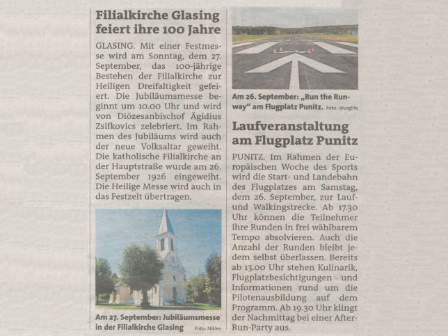 Glasing, Filialkirche Hl. Dreifaltigkeit