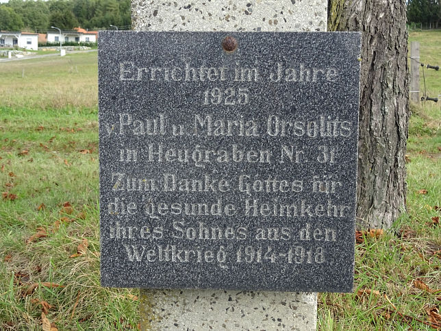 Heugraben, Orsolits-Kreuz