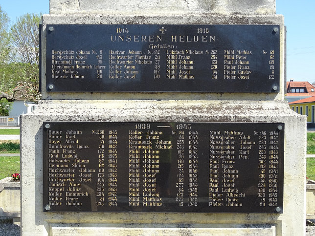 Kemeten, Kriegerdenkmal