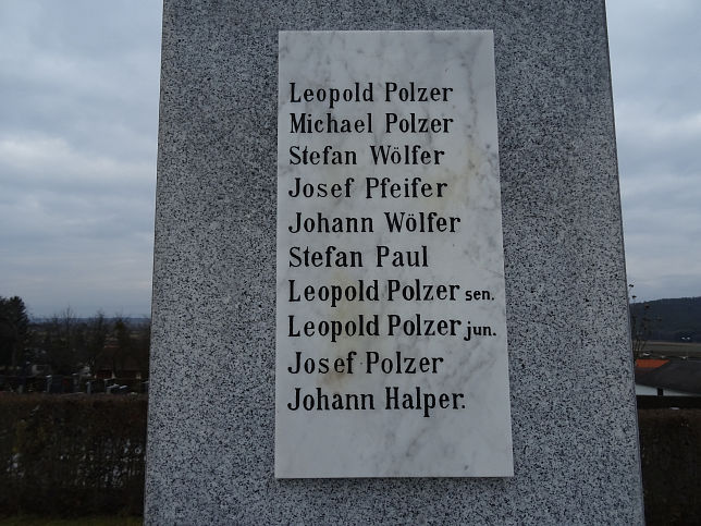 Kohfidisch, Friedhofskreuz