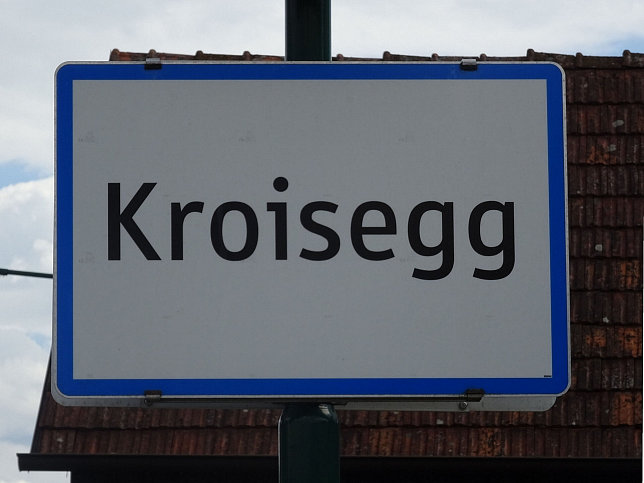 Kroisegg, Ortstafel