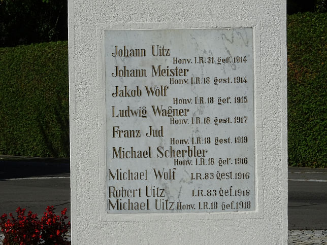 Mhlgraben, Kriegerdenkmal