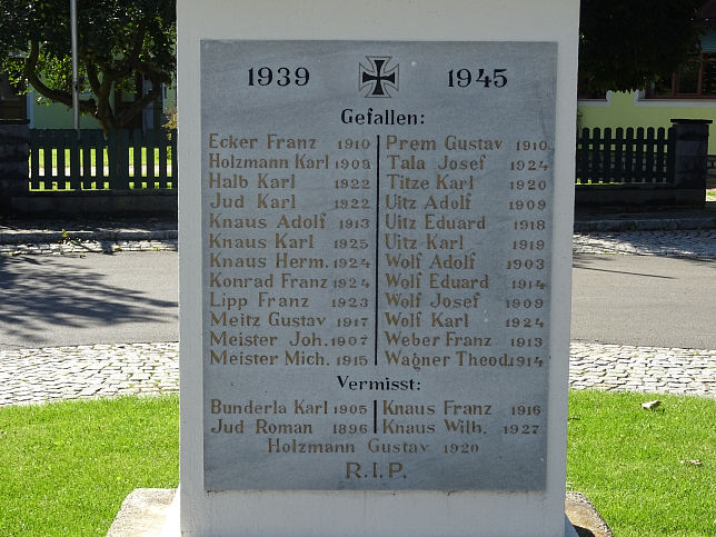 Mhlgraben, Kriegerdenkmal