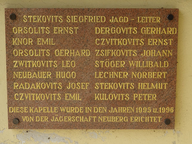 Neuberg, Hubertus-Kapelle