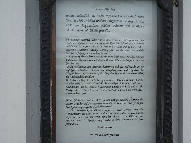 Oberdorf, 10 Jahre Kirchenchor
