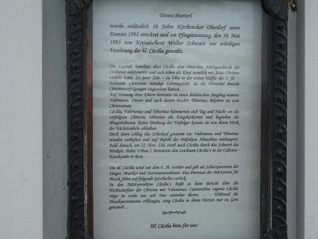 Oberdorf, 10 Jahre Kirchenchor