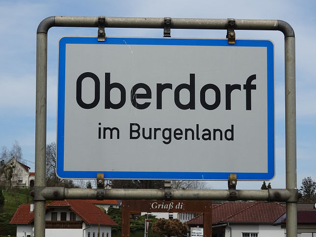 Oberdorf, Ortstafel