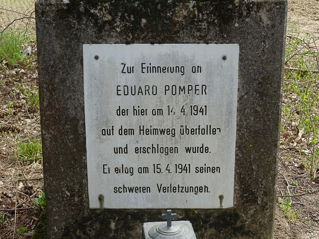 Olbendorf, Kreuz Pomper Eduard
