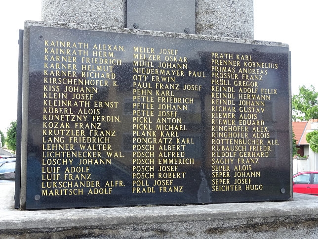 Pinkafeld, Kriegerdenkmal