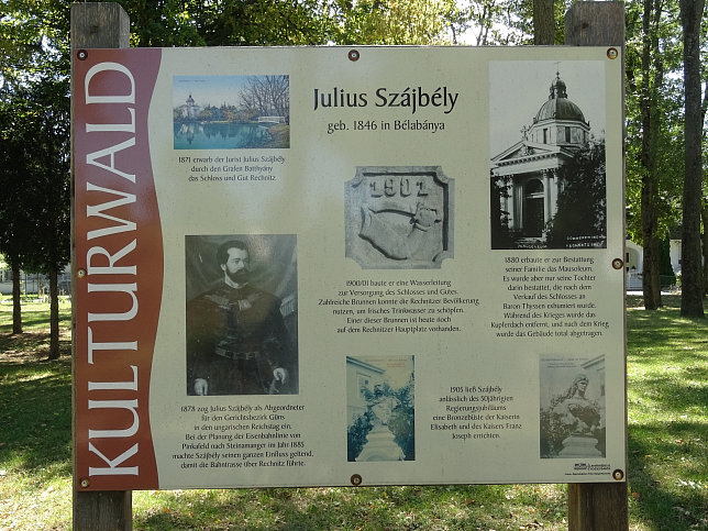 Rechnitz, Mausoleum Julius Sz�jb�ly