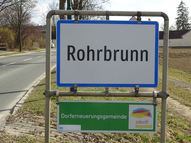 Rohrbrunn, Ortstafel