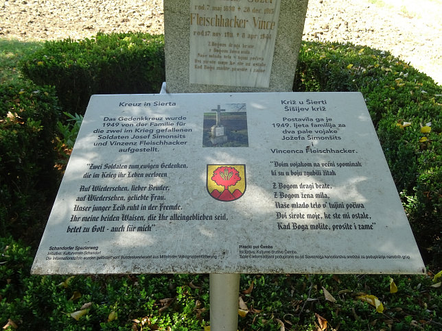 Schandorf, Kreuz in Sierta