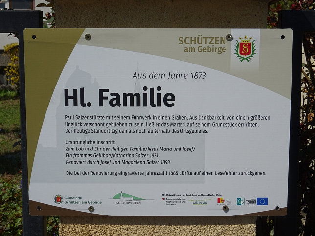 Schtzen am Gebirge, Hl. Familie