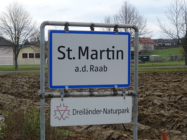 St. Martin an der Raab, Ortstafel