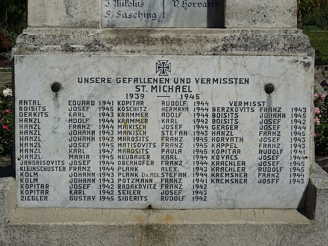 St. Michael, Kriegerdenkmal