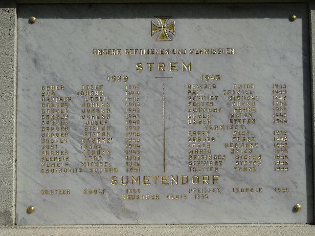 Strem, Kriegerdenkmal