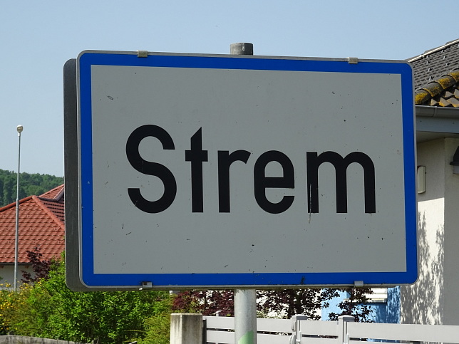 Strem, Ortstafel