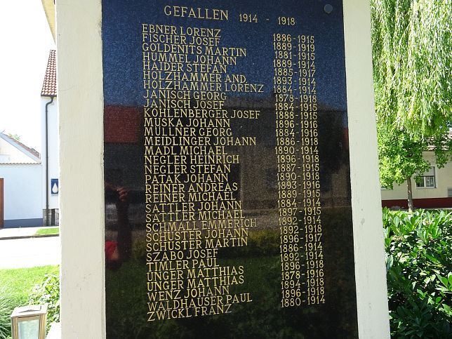 Tadten, Kriegerdenkmal
