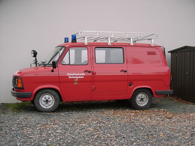 Tschanigraben, Feuerwehrauto