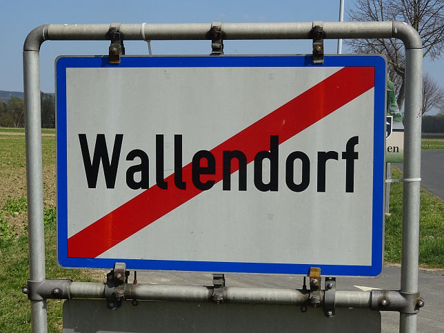 Wallendorf, Ortstafel