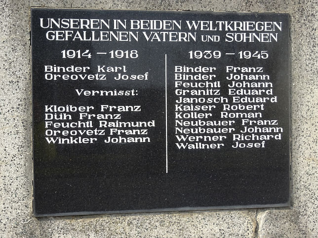 Weichselbaum, Kriegerdenkmal