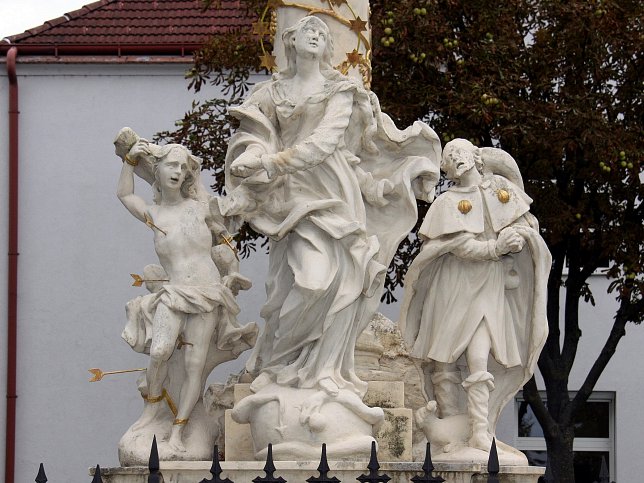 Wulkaprodersdorf, Pest-/Dreifaltigkeitssule