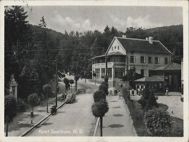 Bad Sauerbrunn, Caf und Restaurant