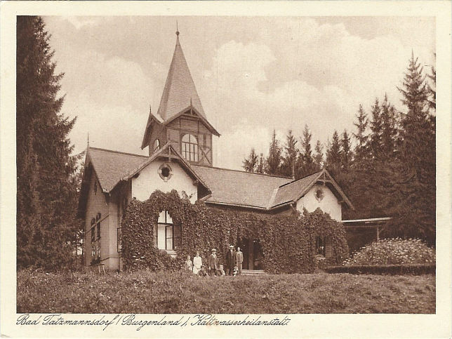 Bad Tatzmannsdorf, Kaltwasserheilanstalt