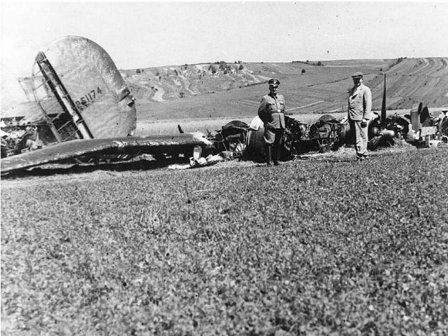 Draburg, Flugzeugabsturz